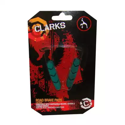 CLARKS CP221 Brake pads for brakes Shimano/Campagnolo, green