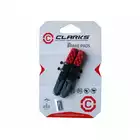 CLARKS CPS501 Brake pads for brakes MTB V-Brake, red-black-gray