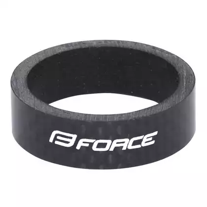FORCE AHEAD CARBON Pad for bicycle rudders 1 1/8“, 10mm, black