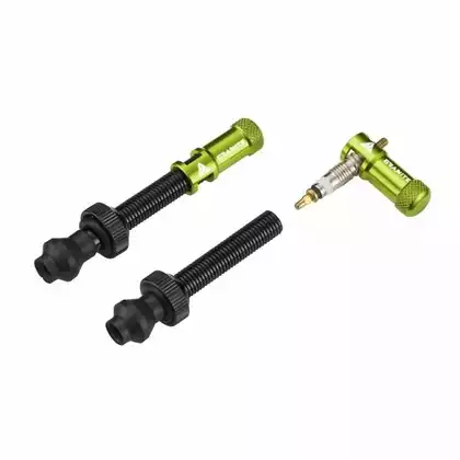 GRANITE valves for tubeless tires FV 44 mm, green