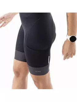 KAYMAQ DESIGN KQSII-4003 women's cycling shorts with braces, black