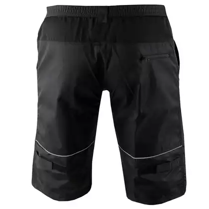 KAYMAQ V2 men's bicycle shorts, MTB / DH / ENDURO black