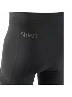KAYMAQ cycling shorts men black ELSHORM701