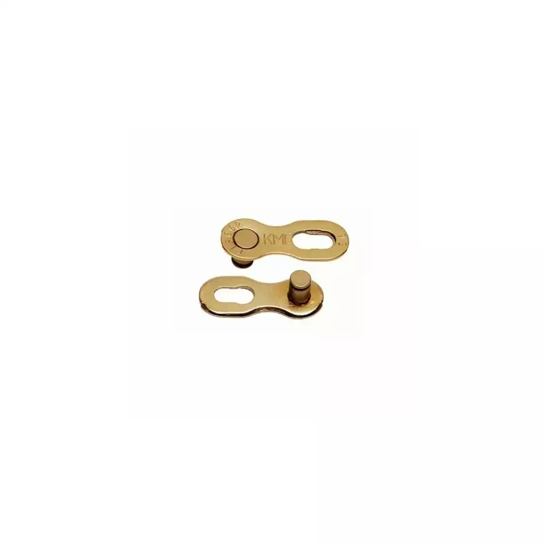 KMC CL-566 Ti-N 9-speed chain clip, 2 pieces, gold