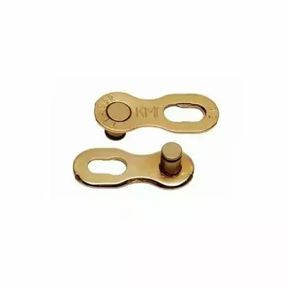 KMC CL-566 Ti-N 9-speed chain clip, 2 pieces, gold