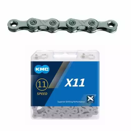 KMC X11R Bicycle chain 11-speed, 118 links, gray