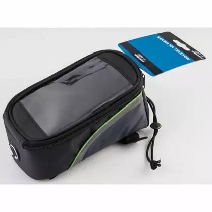 ROTTERDAM bicycle pannier on the frame 180 ml black and green