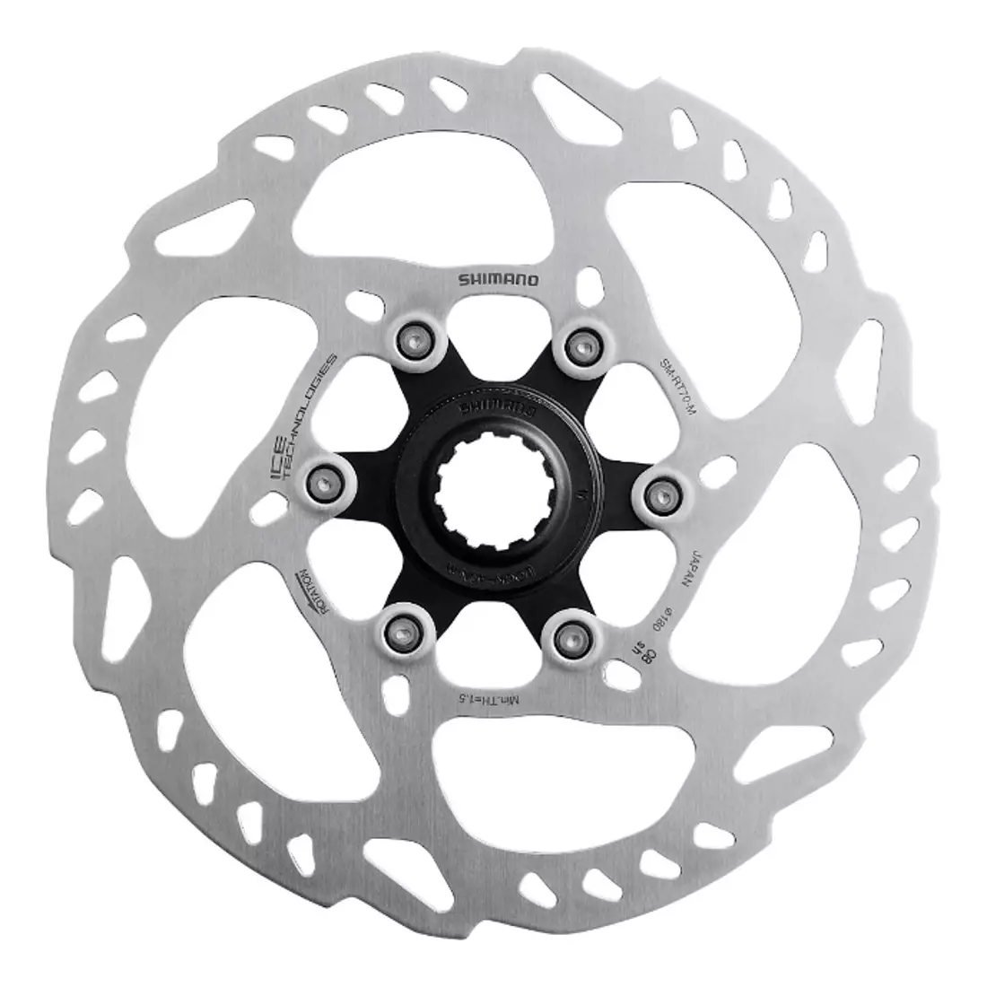 SHIMANO SM-RT70 Ice-Tech bicycle brake disc, 180mm