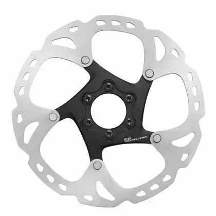 SHIMANO bicycle brake disc 180 mm fastened with 6 bolts