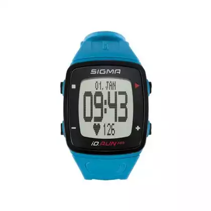 SIGMA ID.RUN HR Heart rate monitor with a band, blue