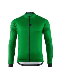 [Set] KAYMAQ DESIGN KYQ-SS-1001-6 men's cycling short sleeve jersey Green + KAYMAQ DESIGN KYQ-LS-1001-6 men's cycling jersey Green