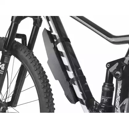 TOPEAK D-FLASH EXPRESS DT Front bicycle fender under the frame, black