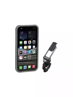 TOPEAK RIDECASE Case + bicycle holder for the phone Iphone 13 Pro Max, black / gray