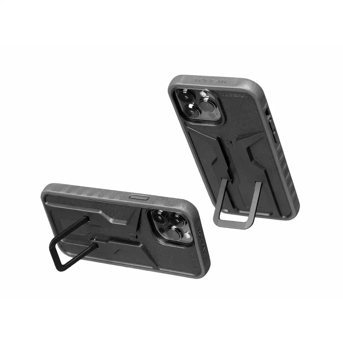 TOPEAK RIDECASE Case + bicycle holder for the phone Iphone 13, black / gray