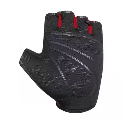 CHIBA SOLAR II Cycling gloves, black and red