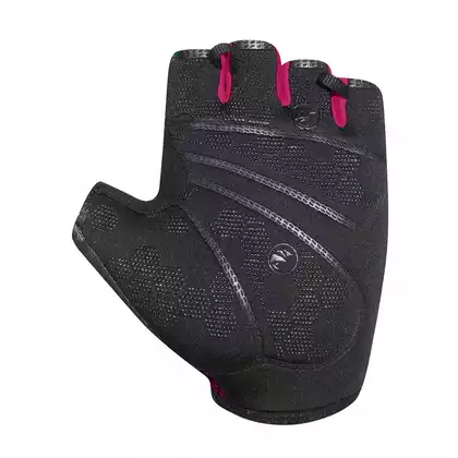 CHIBA SOLAR II Cycling gloves, black and pink