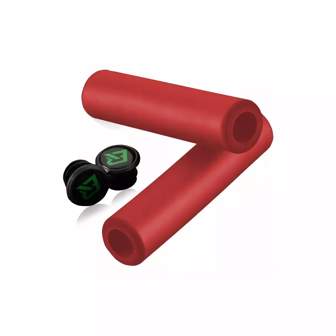 ROCKBROS Bicycle handlebar grips, silicone, red  GMBT1001RD