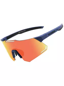 Rockbros 14110001001 bicycle / sports glasses with polarized blue