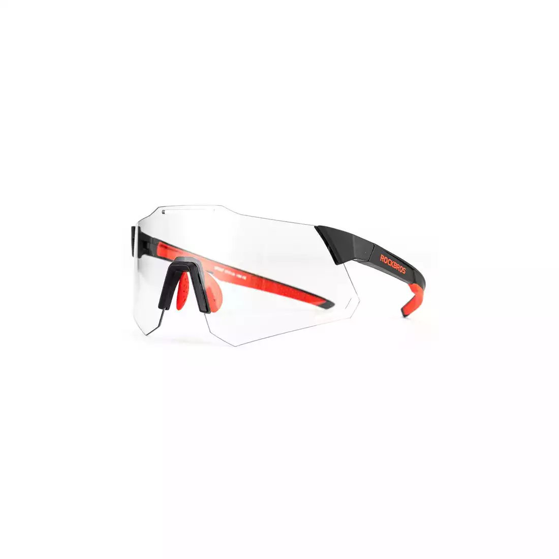 Rockbros 14110001002  sports glasses with photochrome + correction insert black-red