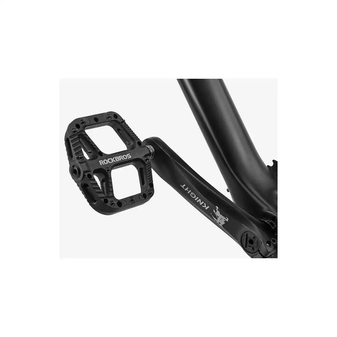 Rockbros platform pedals nylon black 2021-12ABK
