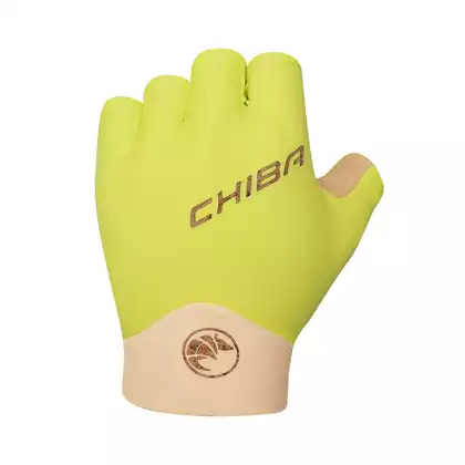 CHIBA ECO GLOVE PRO Cycling gloves, lime green