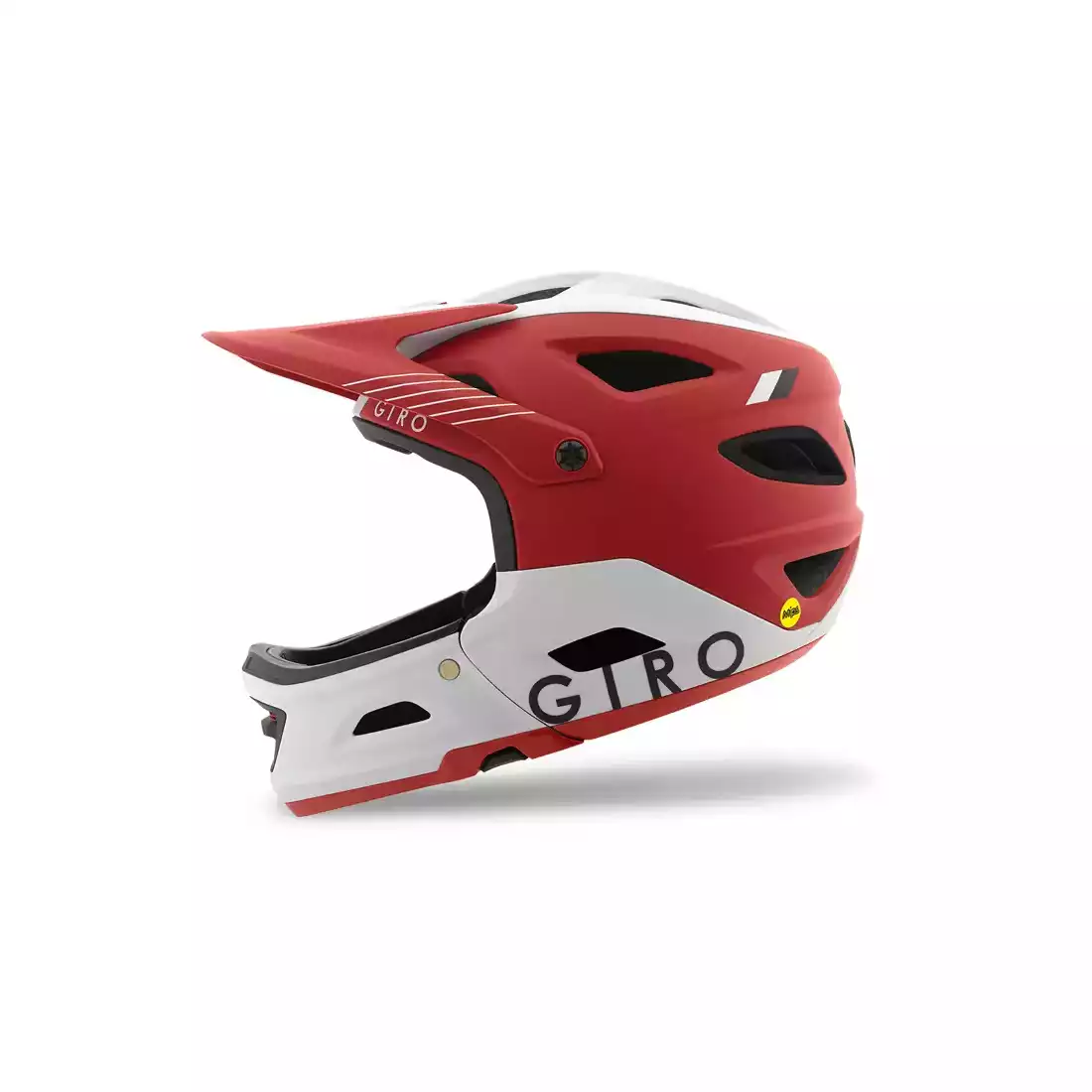 GIRO full face bicycle helmet SWITCHBLADE INTEGRATED MIPS, matte dark red 