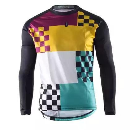KAYMAQ DESIGN M74 Men's casual long sleeve MTB/enduro cycling jersey 