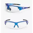 Rockbros cycling/sports glasses with photochrome blue 10069