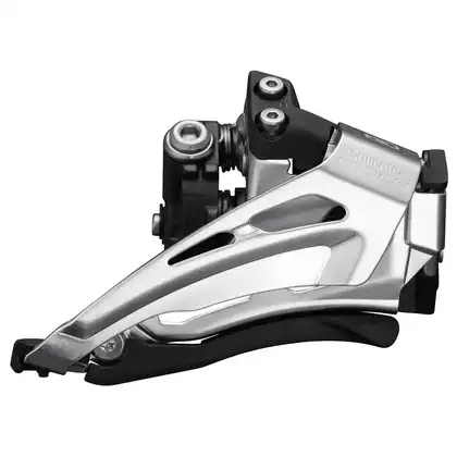 SHIMANO front bicycle derailleur Deore FD-M6025, 10-speed (2x10), black and silver