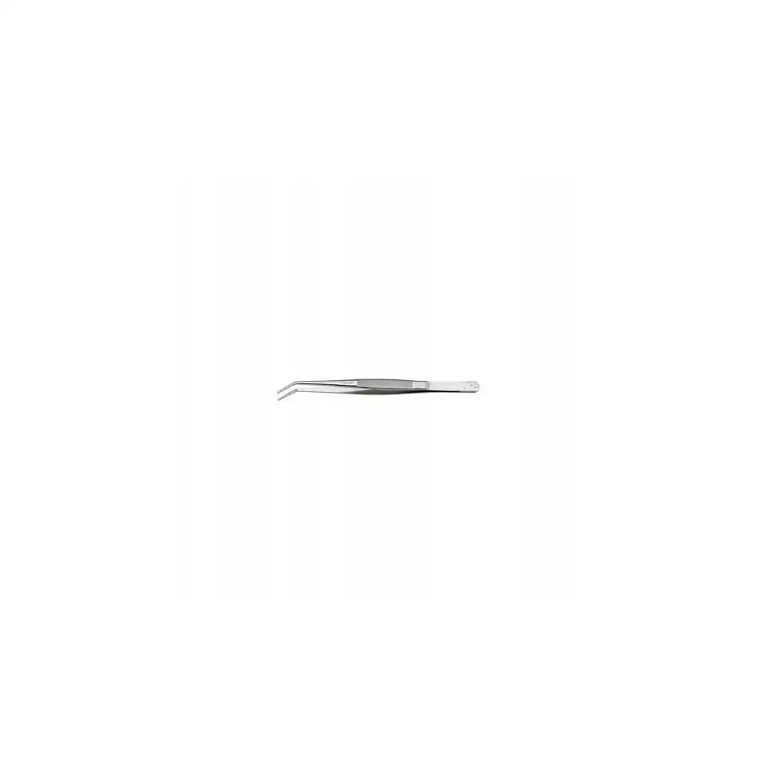 UNIOR tweezers bent with a narrow tip 165 mm