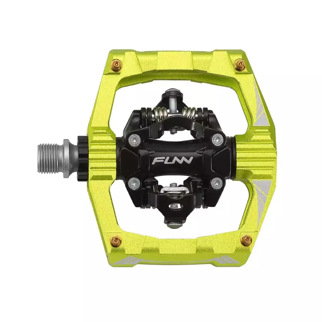 FUNN RIPPER Bicycle pedals, double-sided, green