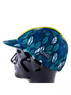 KAYMAQ DESIGN CZK1-3 LEAF Cycling cap with a visor