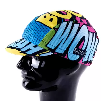 KAYMAQ DESIGN CZK1-5 YEAH Cycling cap with a visor
