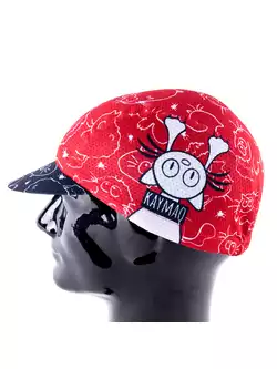 KAYMAQ DESIGN CZK1-7 CAT Cycling cap with a visor