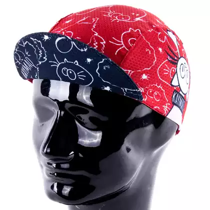 KAYMAQ DESIGN CZK1-7 CAT Cycling cap with a visor