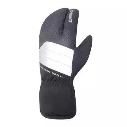 CHIBA ALASKA PRO Winter cycling gloves PRIMALOFT, black 3110022C-2
