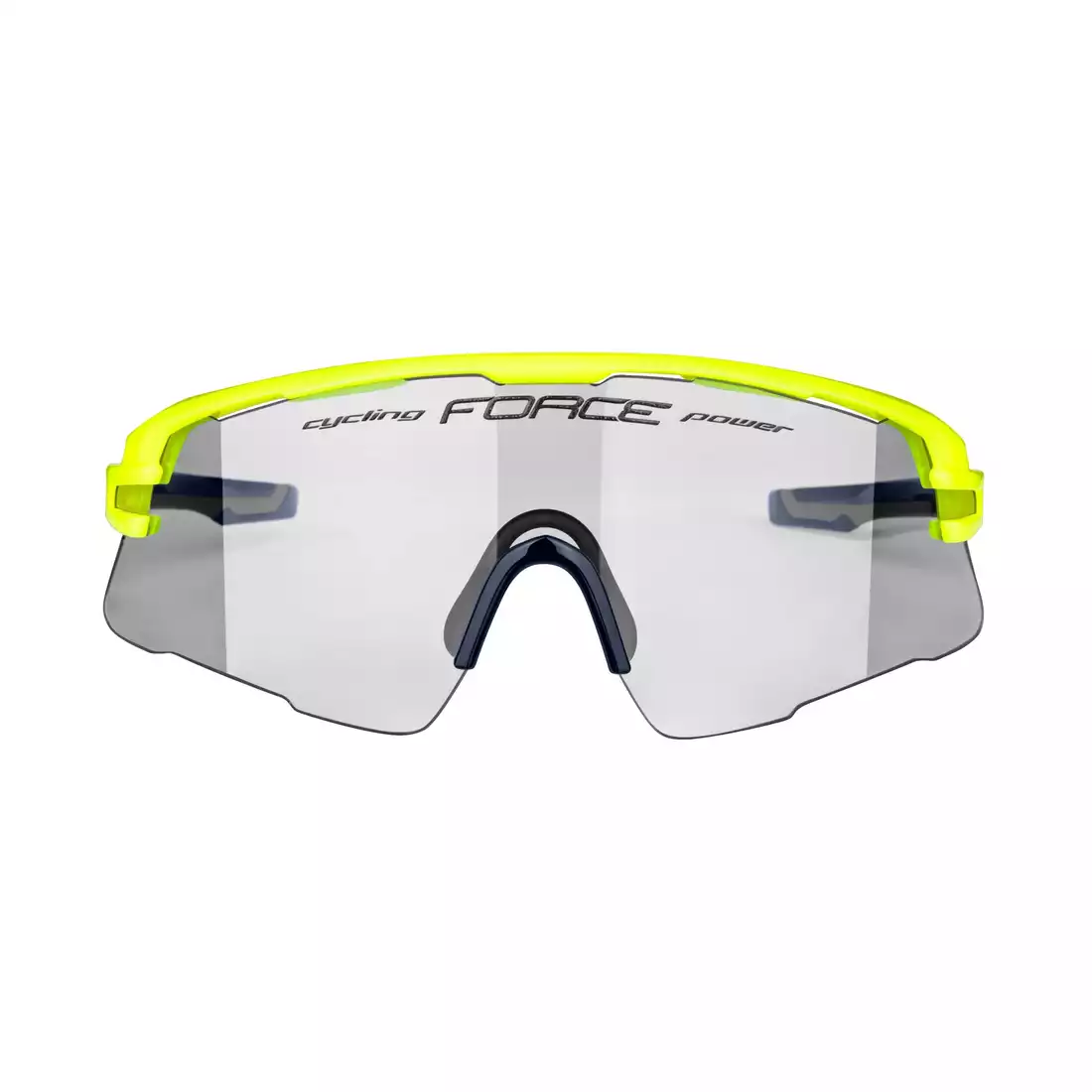 FORCE AMBIENT Photochromic sport glasses, fluo-black