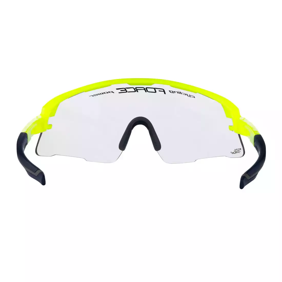 FORCE AMBIENT Photochromic sport glasses, fluo-black