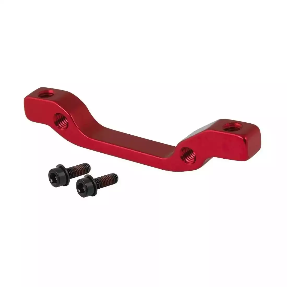 FORCE PM-IS disc brake adapter, 160mm front, red