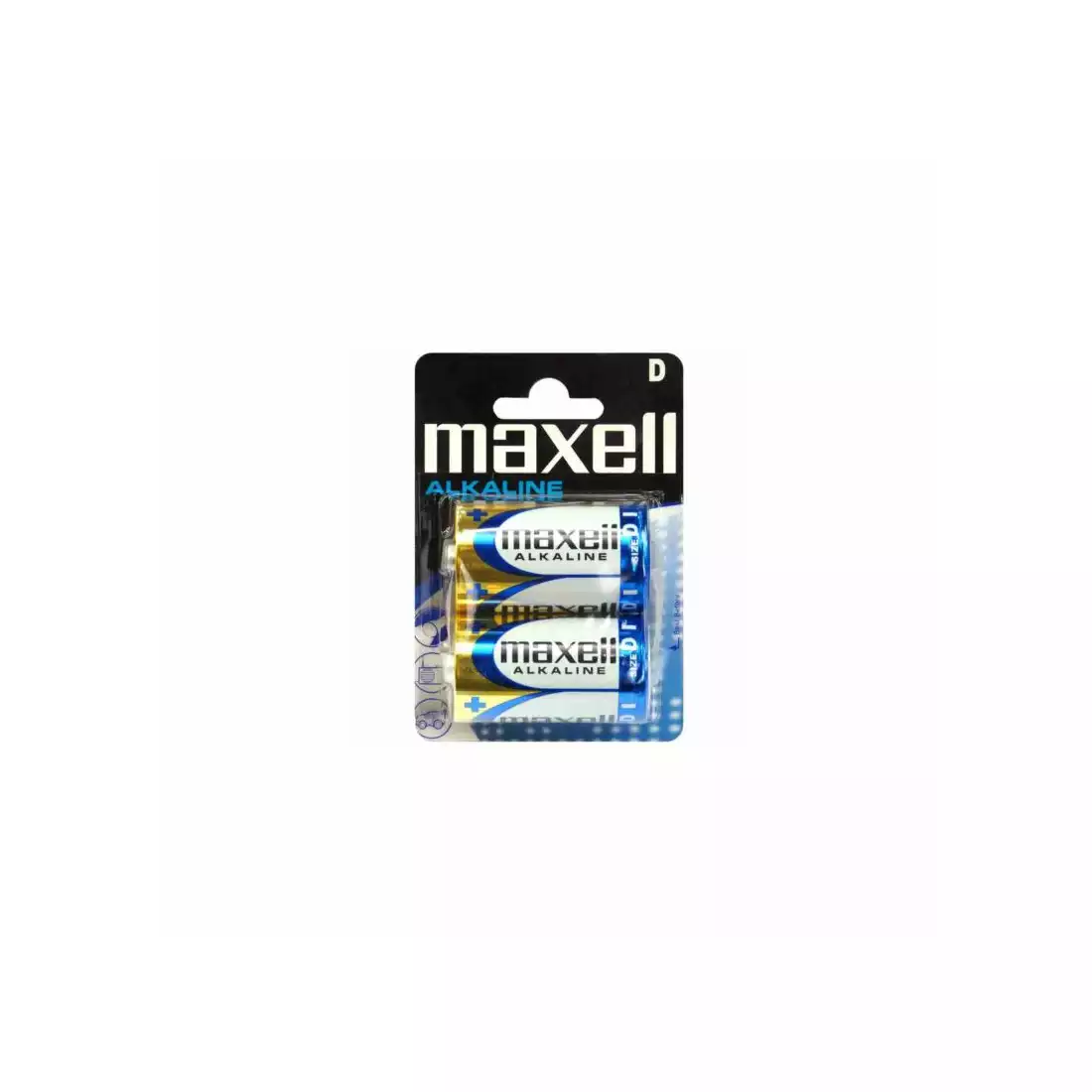 MAXELL R20 Alkaline batteries, 2 pcs