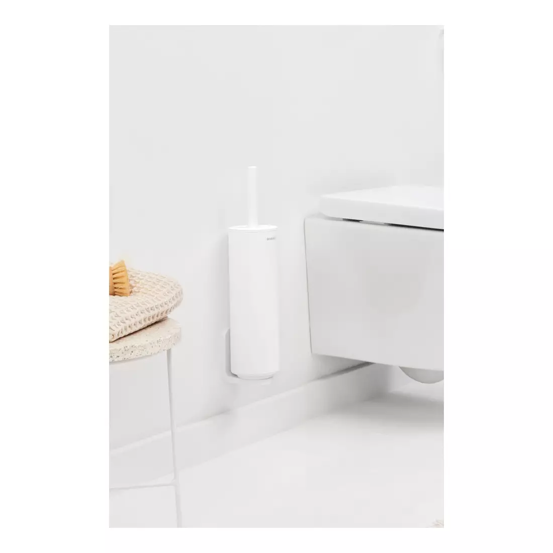 BRABANTIA MINDSET toilet brush in housing, white
