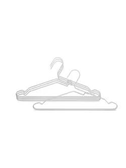 BRABANTIA coat rack, aluminum, silver, 4 pieces