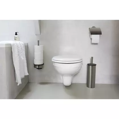 BRABANTIA wall-mounted toilet brush, grey