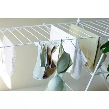 BRABANTIA socks hanger, white, 2 pieces