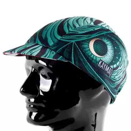 KAYMAQ DESIGN CZK1-16 BLUE MONSTER Cycling cap with a visor