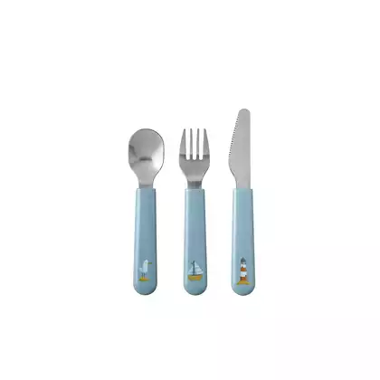 MEPAL MIO cutlery for children, 3 pcs. Sailors Bay