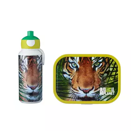 Mepal Campus Lunch set Animal Planet Tiger children's set water bottle + lunchbox