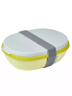 Mepal Ellipse Duo Lemon Vibe lunchbox, yellow-mint