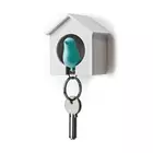 QUALY key hanger, sparrow, white and blue