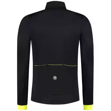 ROGELLI CORE insulated men's cycling jersey, black and yellow